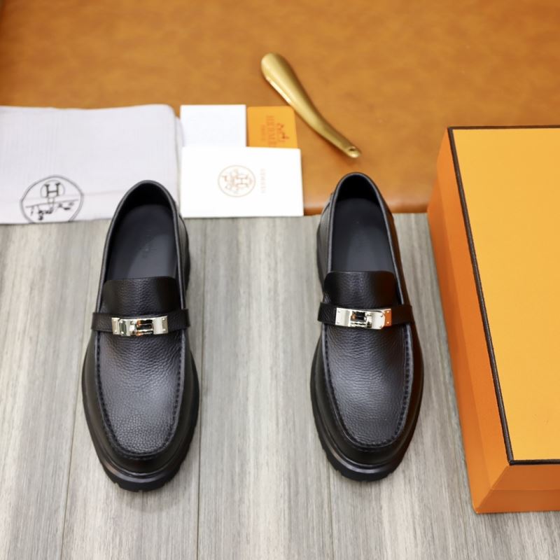 H**mes leather shoes